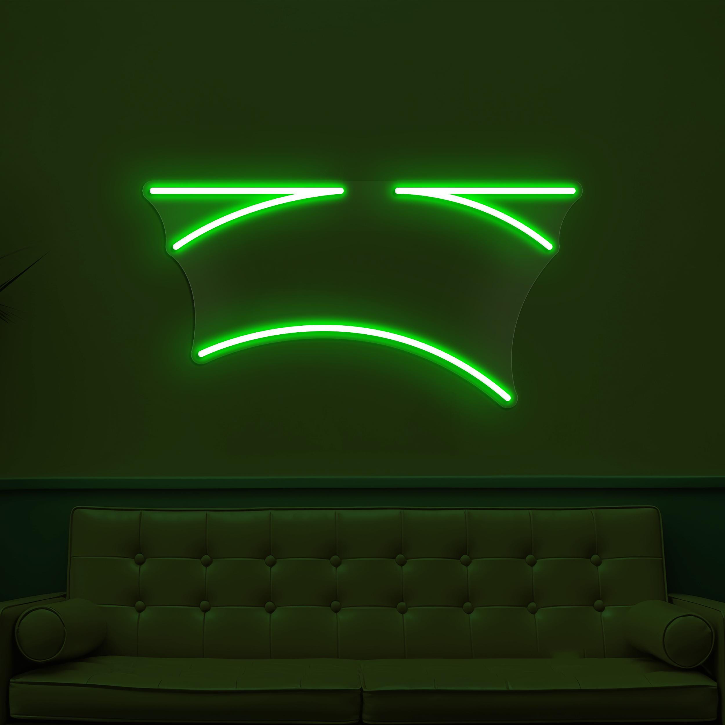Sad Face Neon Sign, Sad Face LED Light, Sad Emoji Wall Art, Sad Mood Wall Decor, Home Neon Light, Kids Room Decor, Customized Neon Sign