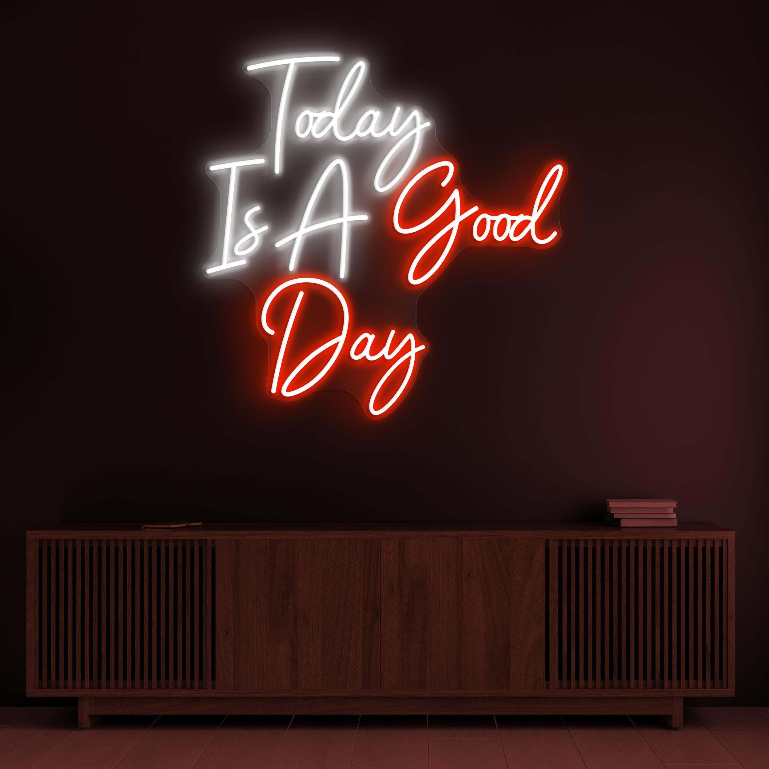 Today Is A Good Day Neon Sign, Today Is A Good Day LED Sign, Party Wall Decor, Home Wall Light, Positive Quote Led Sign, Wedding Party Decor