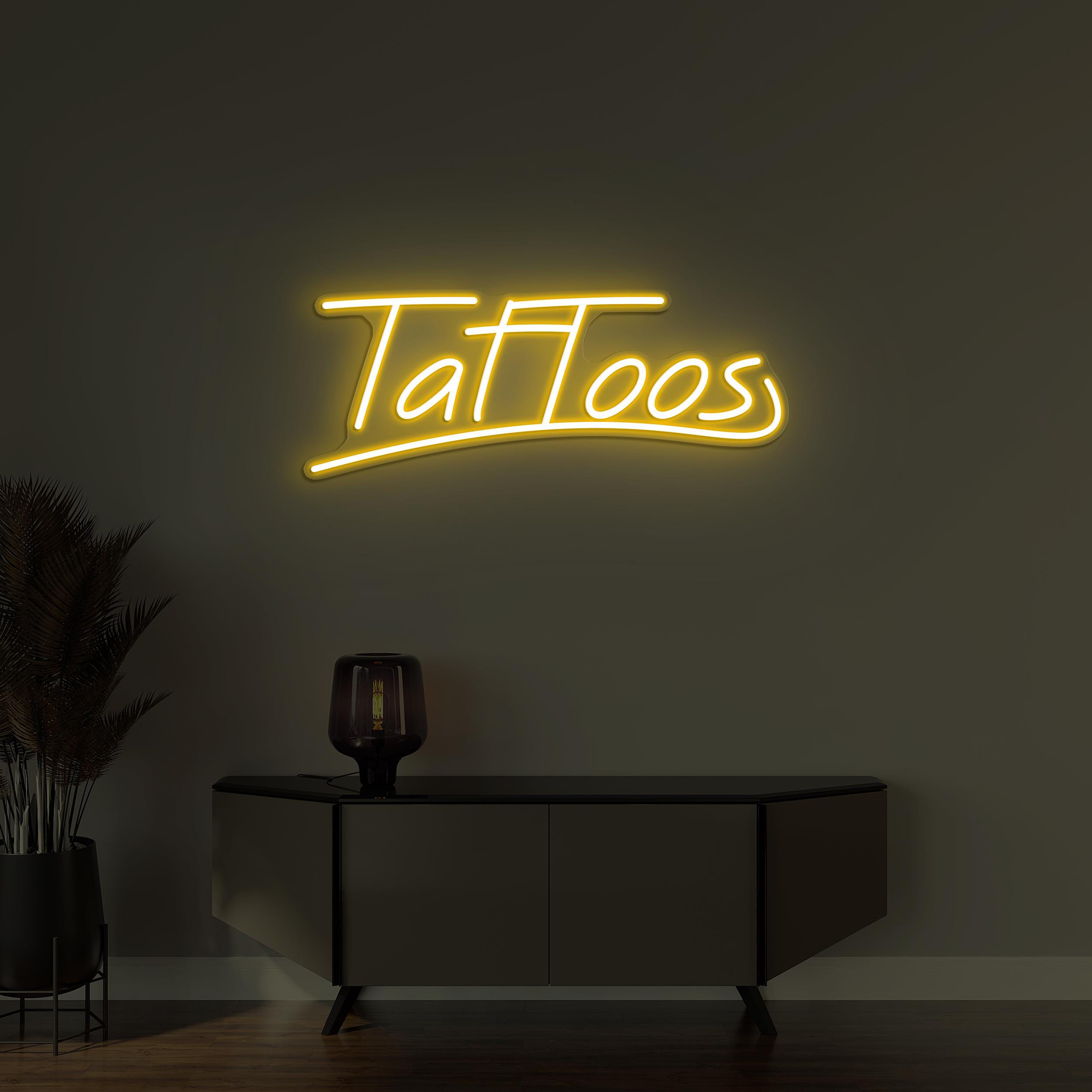 Tattoos Neon Sign, Tattoos LED Light, Tattoos Logo Decor, Tattoo Shop Wall Art, Tattoo Artist Sign, Tattoo Studio Light, Tattoo Room Decor