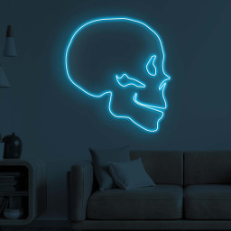 Skull Neon Sign, Skull LED Light, Skull Head Wall Decor, Game Room Wall Art, Horror House Neon Light, Personalized Sign, Game Room Art, Gift