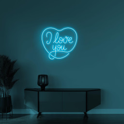 I Love You Neon Sign, I Love You LED Light, I Love You In Heart Wall Decor, Wedding Party Wall Art, Romantic Couple Love Sign, Couple Gift