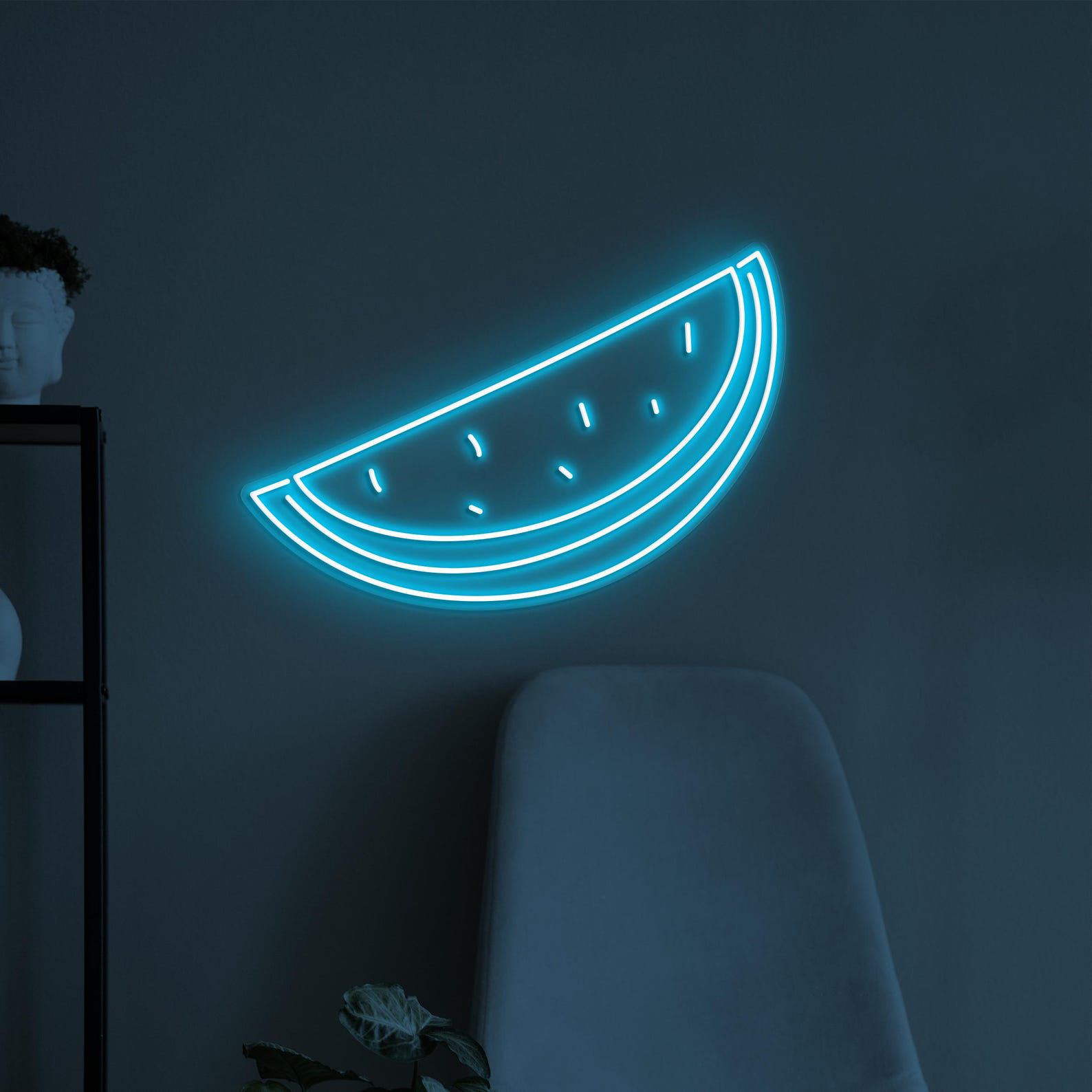 Watermelon Slice Neon Sign, Watermelon LED Light, Fruit Shop Wall Decor, Summer Fruit Wall Art, Home Neon Light, Watermelon Lover Art, Gift