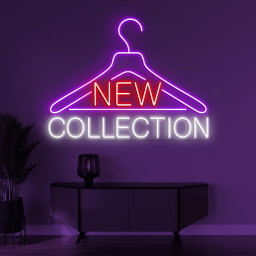 New Collection Neon Sign, New Collection LED Light, Fashion Wall Decor, Hanger Neon Art, New Arrivals Led Sign, Boutique Neon Wall Decor