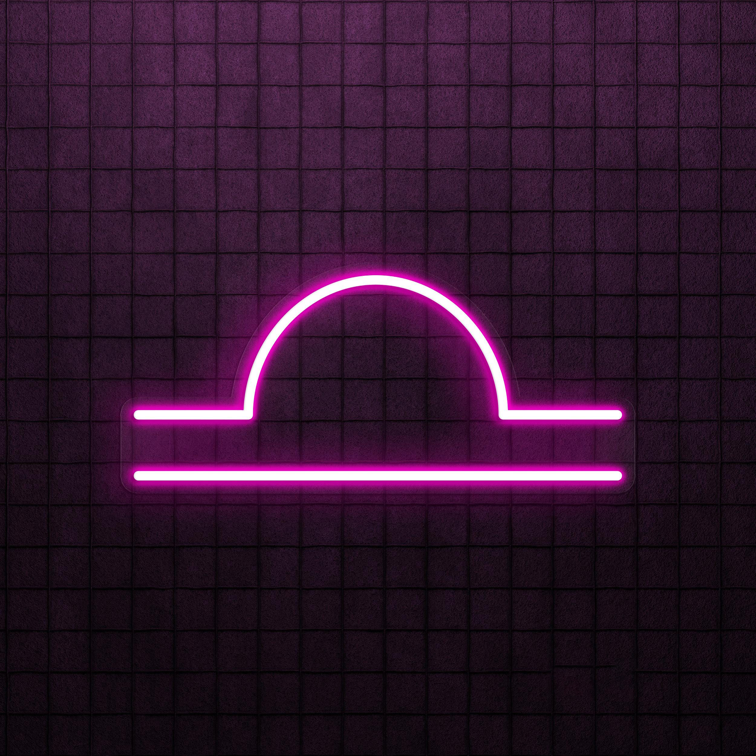 Libra Neon Sign, Libra LED Light, Astrology Wall Decor, Minimalist Zodiac Horoscope LED Sign, Decor for Cafe, Bar & Studio, Home Wall Decor