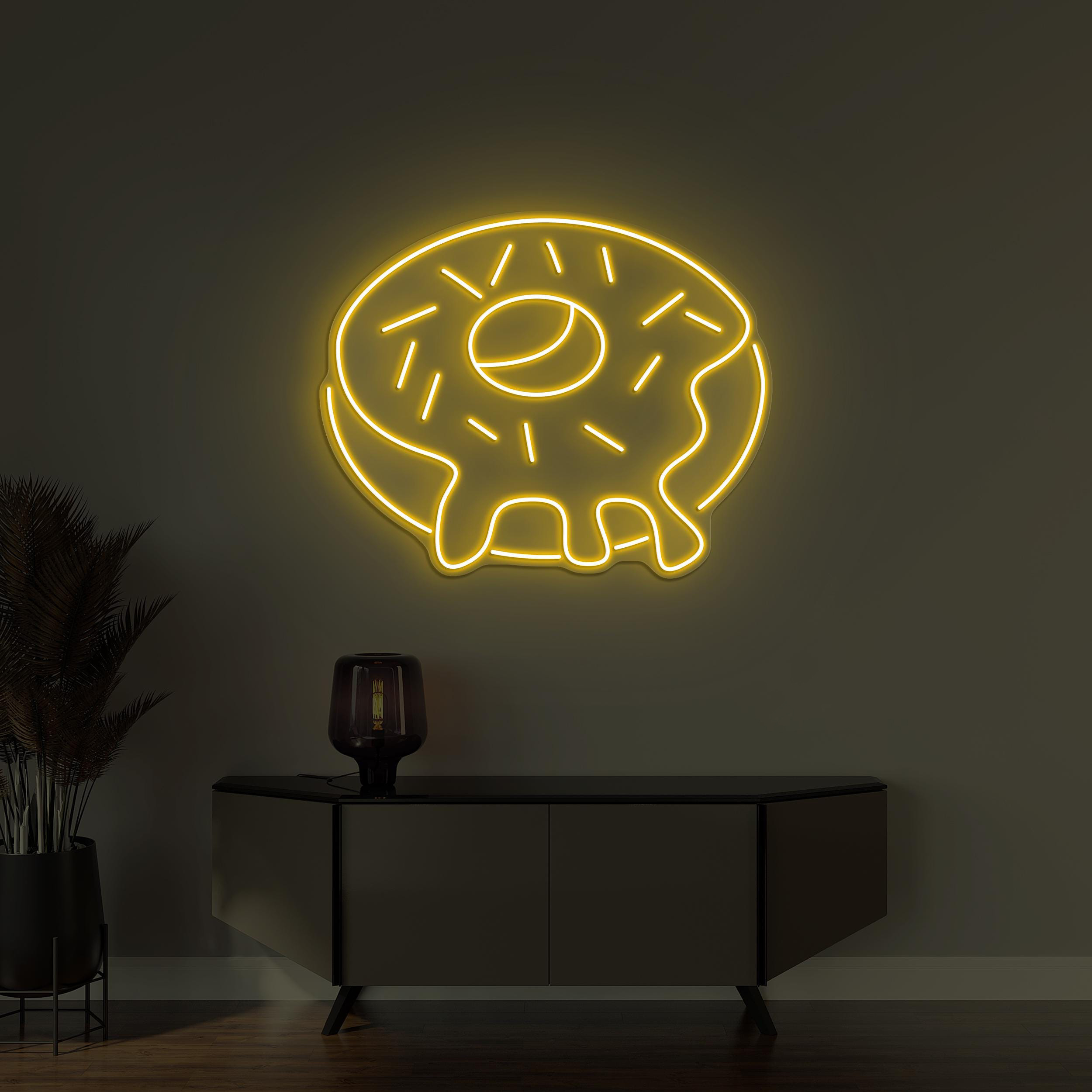 Donut Neon Sign, Donut LED Light, Donut Cafe Wall Art, Yummy Donut Wall Decor, Kitchen Wall Decor, Donut Shop Neon Sign, Donut Lover's Gift