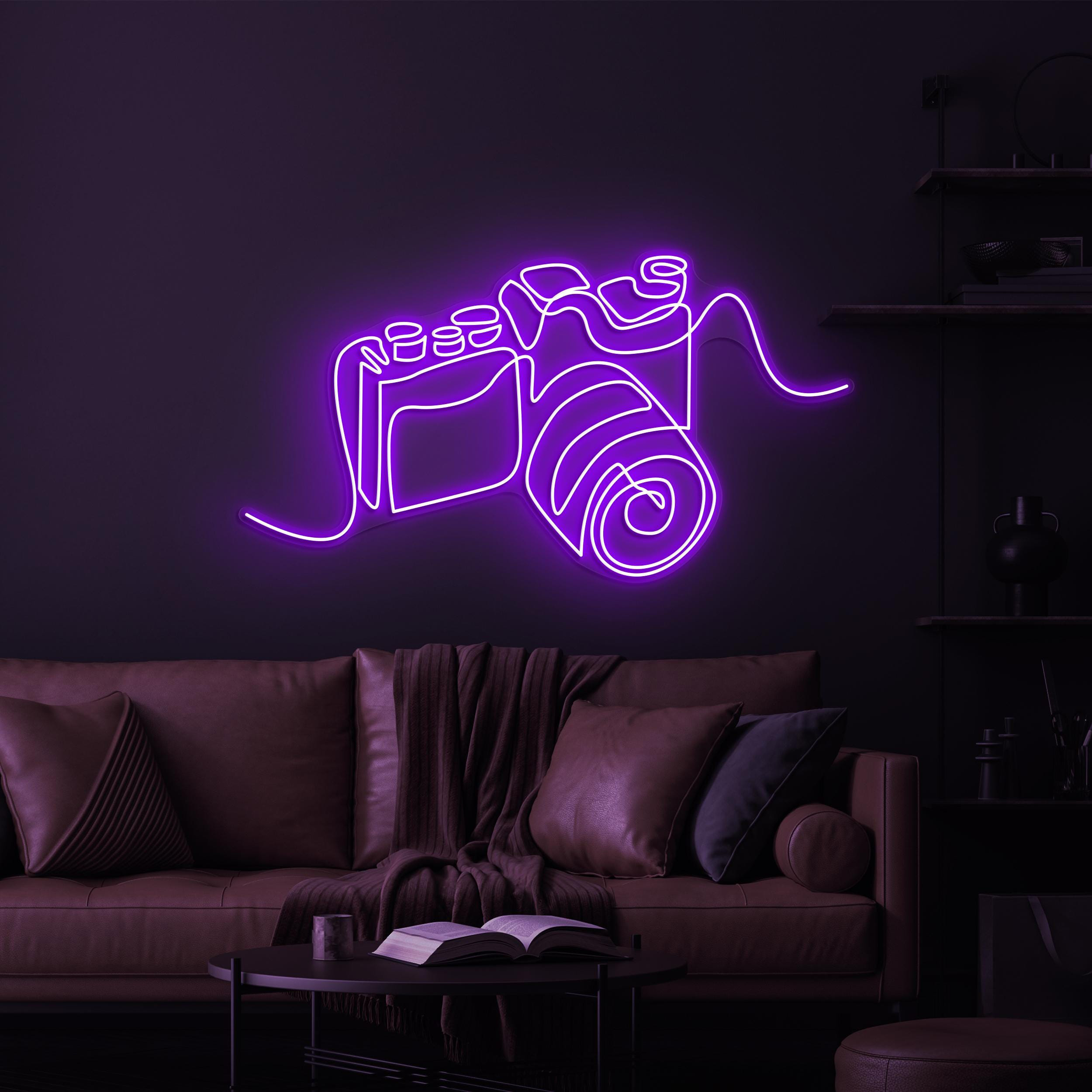 Camera Neon Sign, Camera LED Light, Photography LED Neon Art, Home Wall Decor, Shutterbug Wall Decor, Capture Neon Sign, Photography Shop