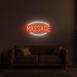 Massage Neon Sign, Massage LED Light, Massage LED Neon Art, Body Care Salon Sign, Massage Room Decor, Massage Therapy Body Care Neon Art
