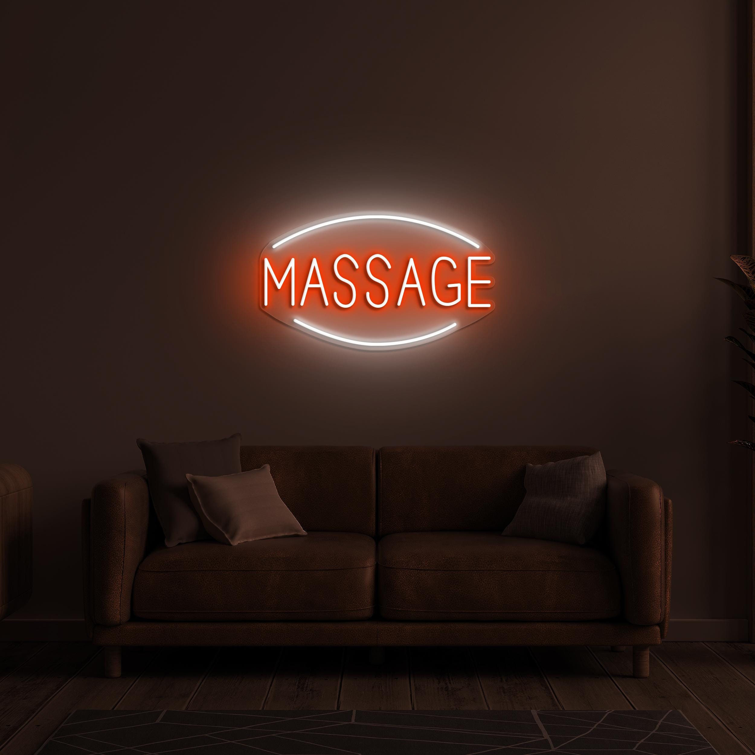 Massage Neon Sign, Massage LED Light, Massage LED Neon Art, Body Care Salon Sign, Massage Room Decor, Massage Therapy Body Care Neon Art