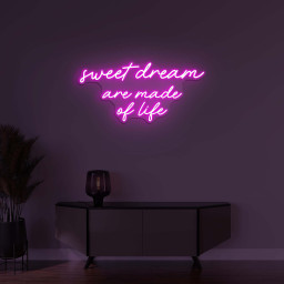 Sweet Dream Neon Sign, Are Made of Life LED Light, Sweet Dream Art, Kids Room Decor, Custom Neon Sign, Night Wall Light, Sleepy Neon Sign