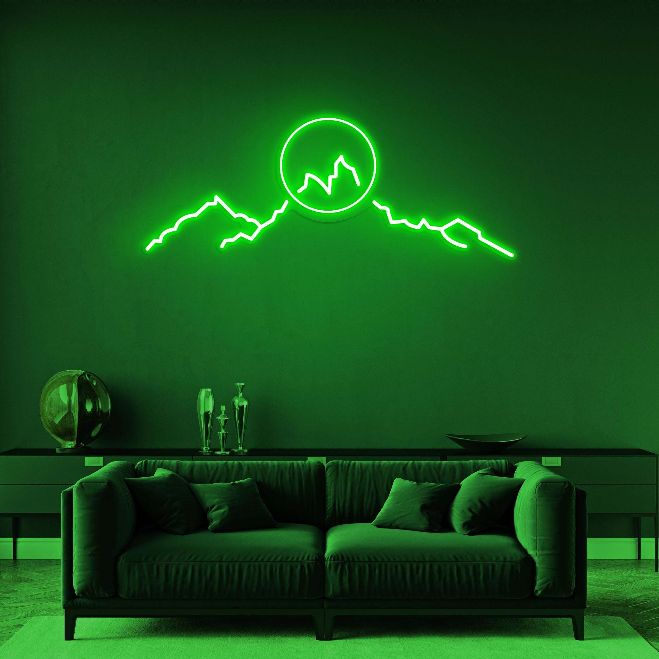 Mountains Neon Sign, Sunset Mountains LED Light, Mountains LED Neon Art, Decor for Home, Game Room, Kids Room & Offices, Custom Neon Sign