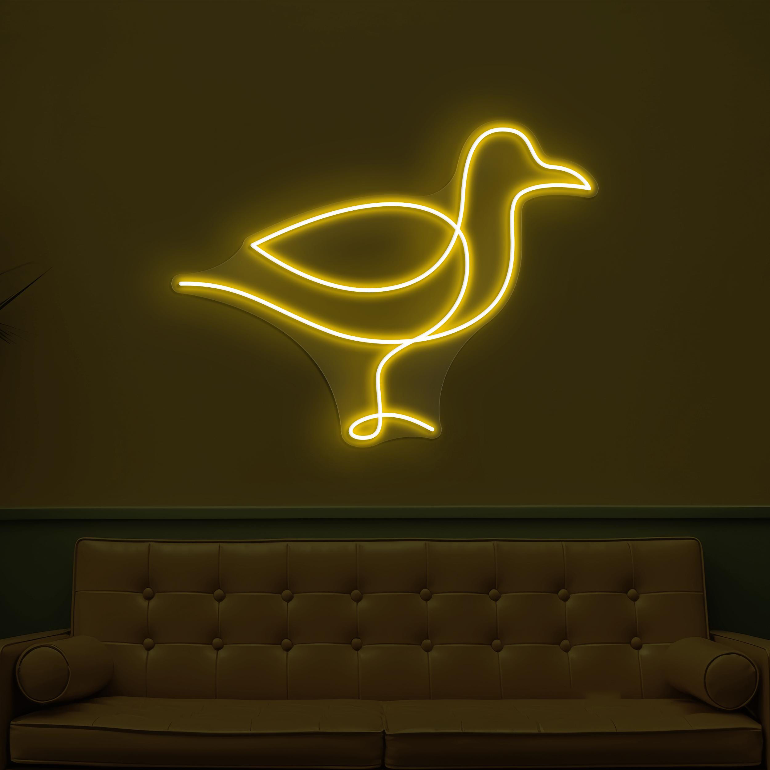 Seagull Neon Sign, Seagull LED Light, Beach Wall Decor, Home Wall Art, Kids Room Neon Light, Custom Sign, Birds Shop Decor, Birds Lover Gift