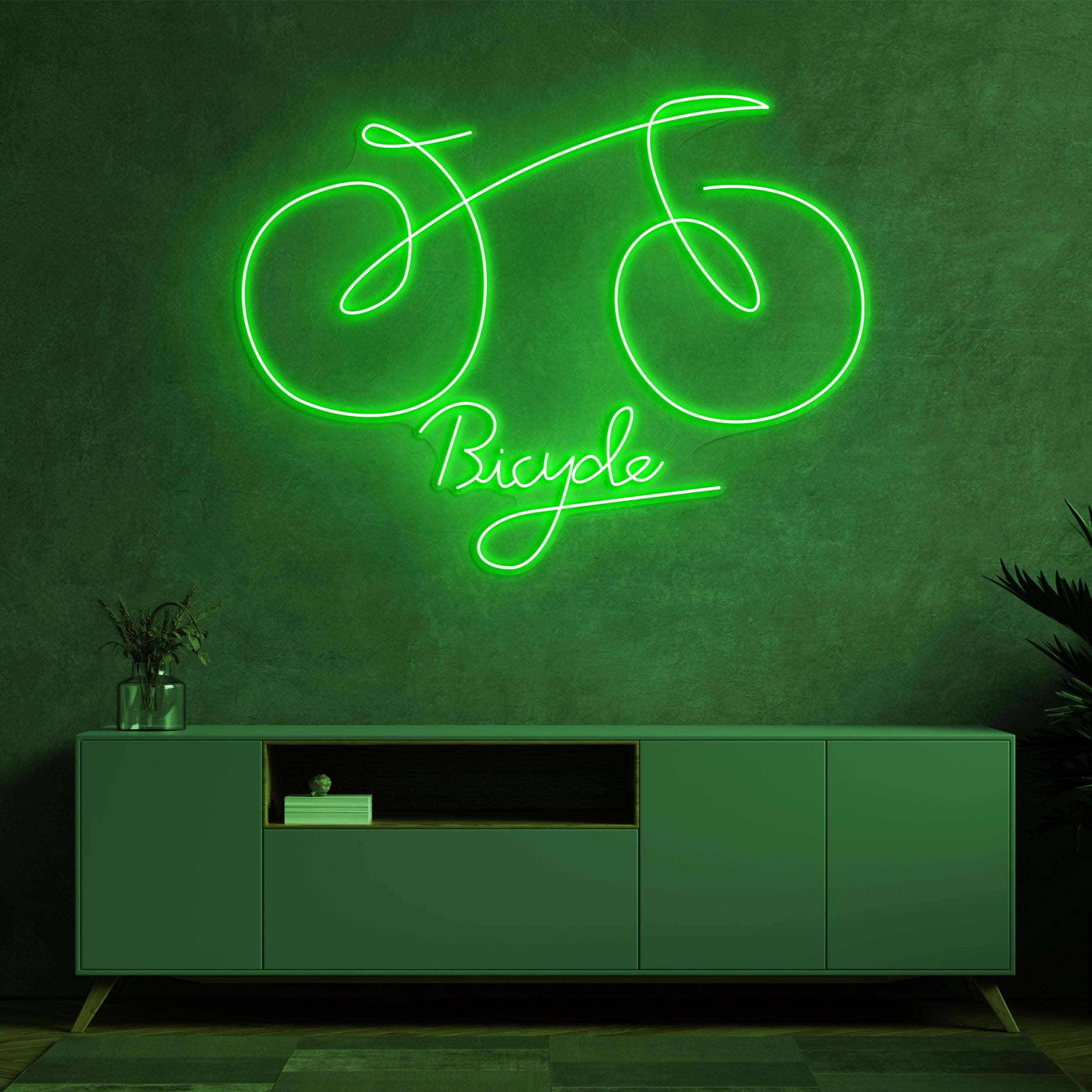 Bicycle Neon Sign, Bicycle LED sign, Bicycle LED Art, Garage neon sign, Mountain Bike Wall Art, Mancave LED Light, Decor for Kids room, Shop
