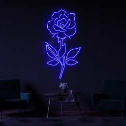 Rose Neon Sign, Rose LED Light, Home Wall Decor, Couple Neon Gift, Flower Shop Neon Light, Romantic Room Neon Decor, Rose Love Wall Light