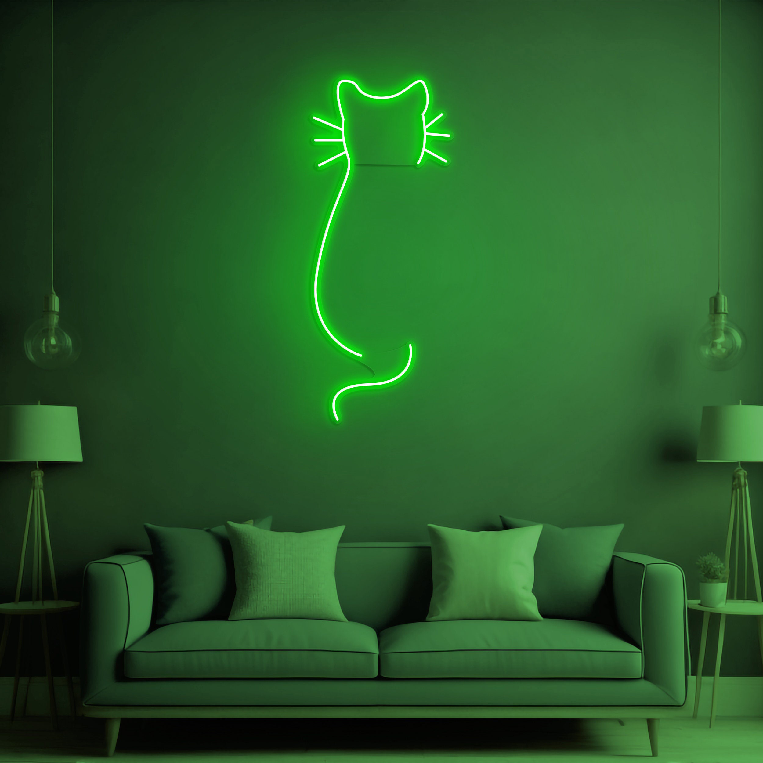 Cat Neon Sign, Kitten LED Neon Sign, Cat Neon Light, Cat Decor for Rooms, Nurseries, and Parties,Perfect for Baby Showers and Birthday Gifts