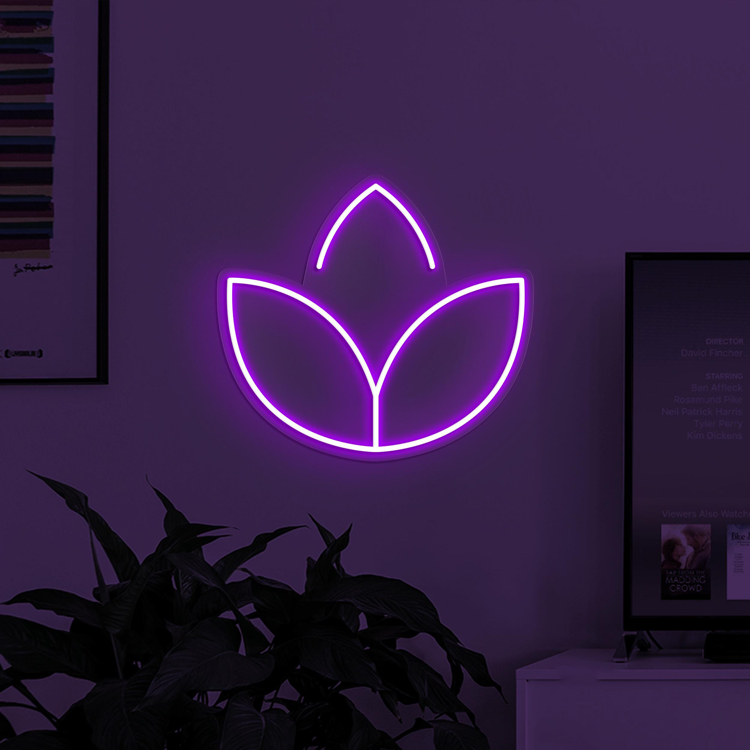 Tulip Neon Sign, Tulip LED Light, Tulip Flower Wall Art, Neon Art Decor for Home, Party and Birthday, Gift for Couple, Wedding Neon Light