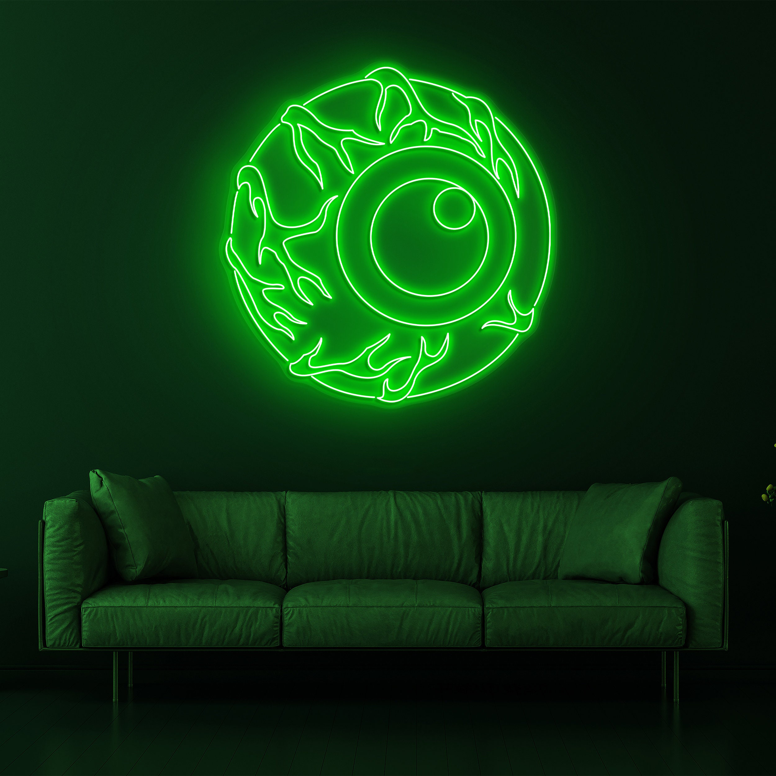 Eyeball Neon Sign, Eye LED Wall Art, Creepy Eye Night Light, Custom Eye Neon Sign, Horror Decor, Anime Room Art, Eye Wall Decor, Gift Idea
