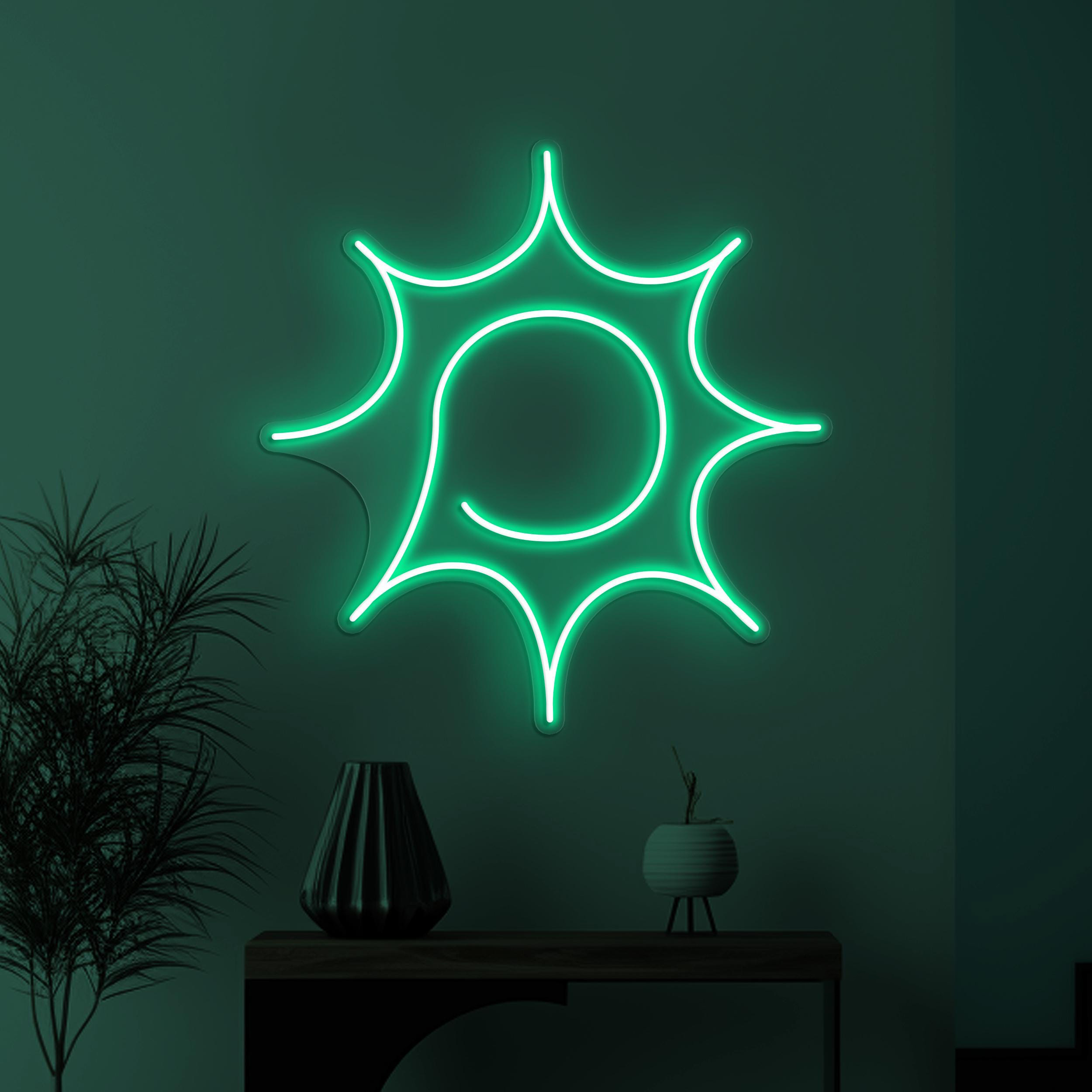 Sun Neon Sign, Sun LED Light, Home Wall Decor, Sun Symbol Wall Art, Kids Room Neon Light, Summer Vibes Led Sign, Bedroom Neon Wall Light