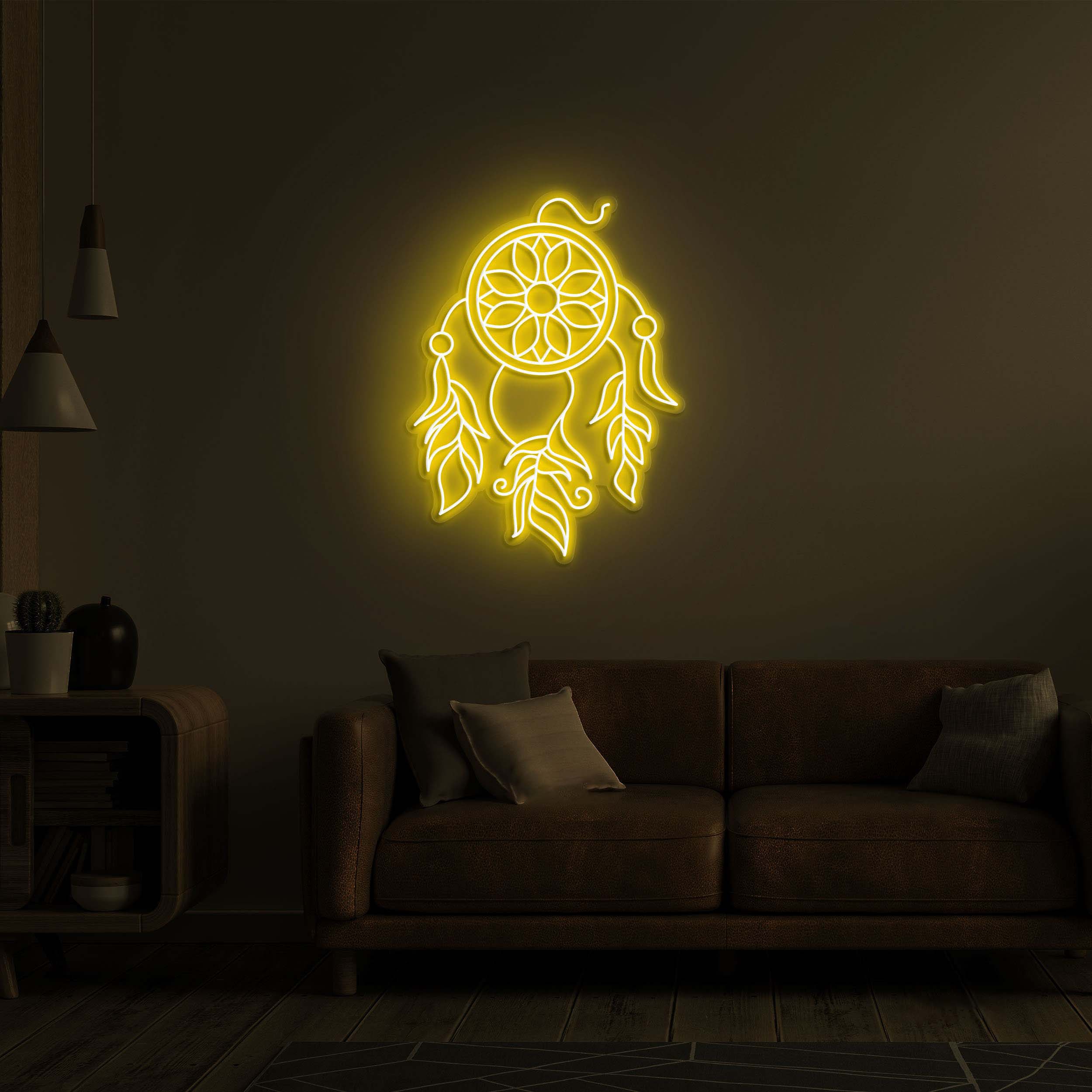 Dream LED Neon Sign, Dream Catchers Neon Light, Custom Neon Sign, Gift for Bedroom Wall or Home, Neon Light Art, Event and Wedding Decor