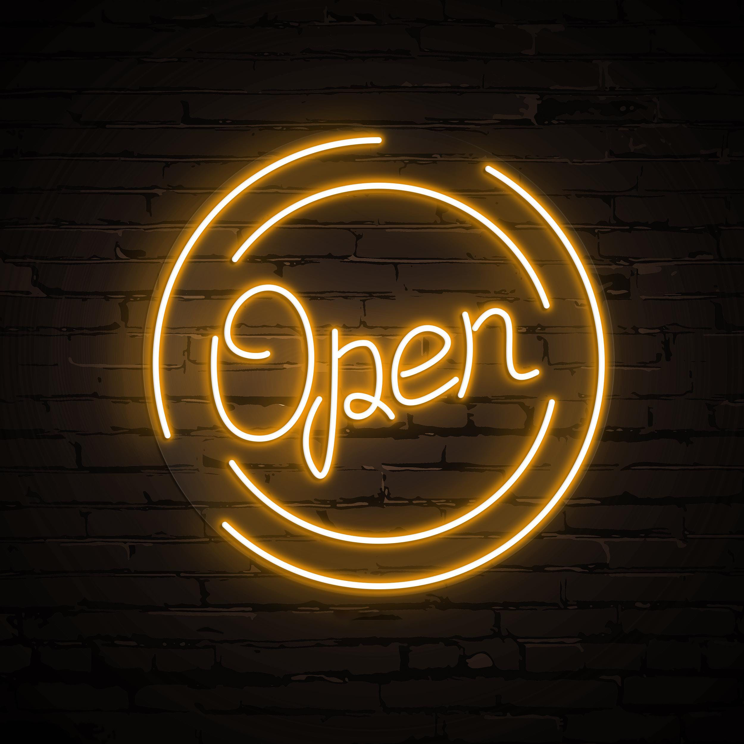 Open Neon Sign, Open LED Light, Open Business Logo Sign, Open Wall Art, Neon Sign For Restaurant, Bar, Shop & Store, Door Sign Wall Decor