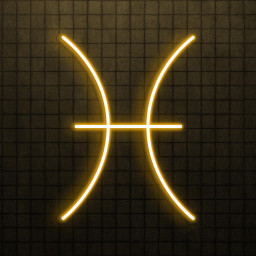 Pisces Neon Sign, Pisces LED Light, Home Wall Decor, Zodiac Symbol Wall Art, Horoscope LED Sign, Astrology Neon Gifts, Office Wall Decor