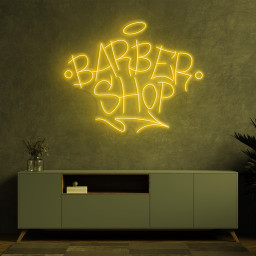 Barber Shop Neon Sign, Barber Shop LED Light, Beauty Bar Decor Sign, Barber Shop Wall Art, Custom LED Sign, Decor for Barber Shop & Salon