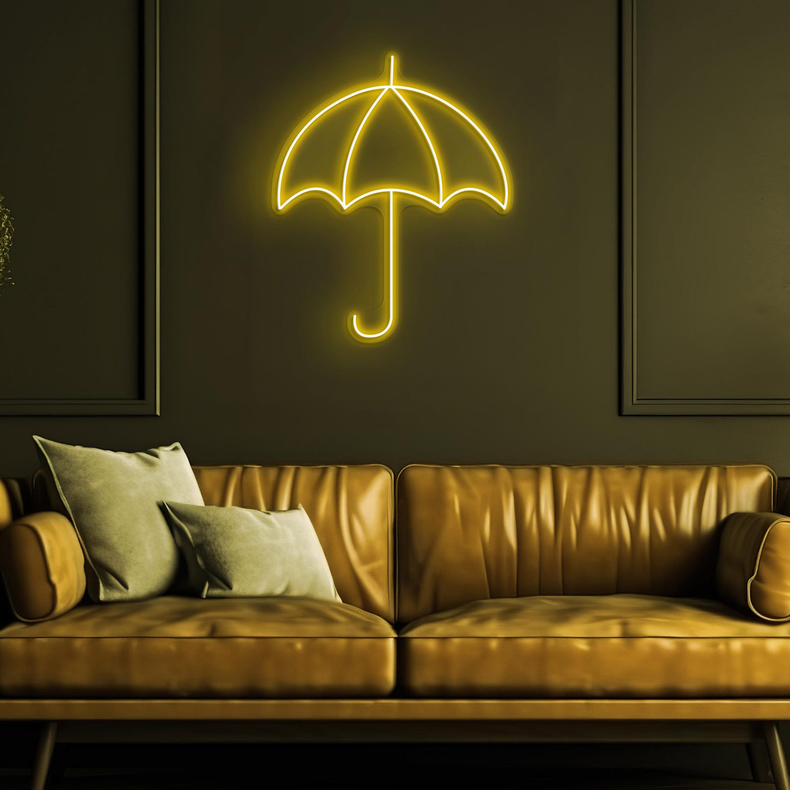 Umbrella Neon Sign, Umbrella LED Light, Rainy Day Wall Decor, Home Neon Light, Beach Vibes Art, Kids Room Wall Decor, Beach Umbrella Led Art