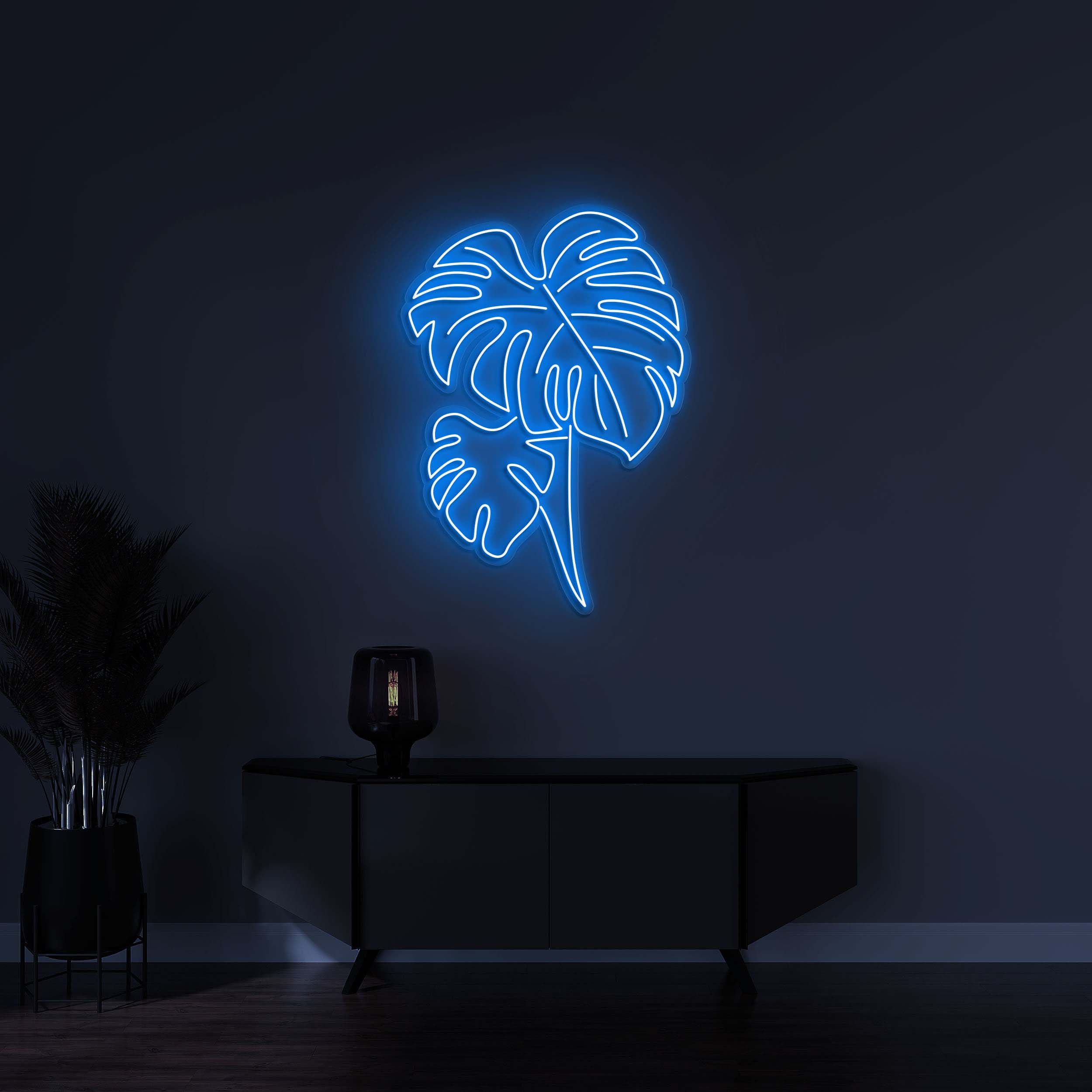 Monstera Leaf Neon Sign, Leaf Neon Sign, Green Leaf Neon Light, Leaf Led Wall decor, LED Plant Decor, Tropical Decor, Bedroom Wall Decor