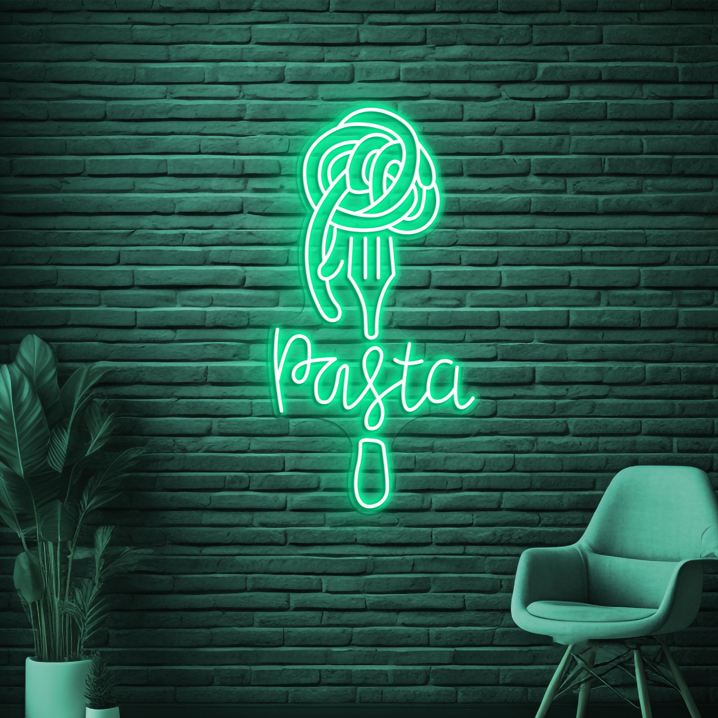 Pasta Neon Sign, Pasta LED Light, Restaurants Wall Decor, Pasta Shop Wall Art, Italian Pasta Neon Sign, Spaghetti Neon Light, Kitchen Decor