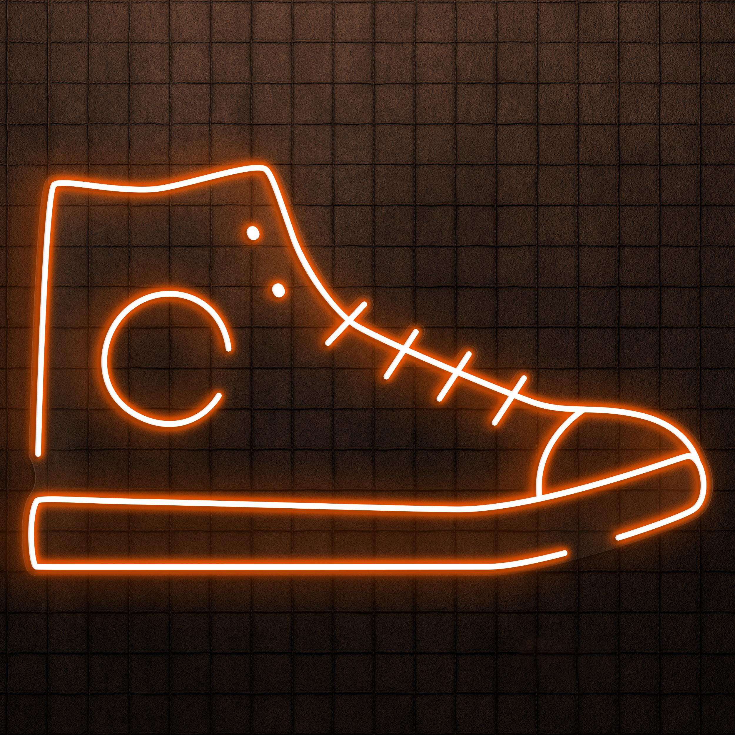 Sneakers Neon Sign, Sneakers LED Light, Footwear Wall Decor, Shoes Shop Wall Art, Shoes Business Logo Sign, Home Wall Decor, Sports Lover