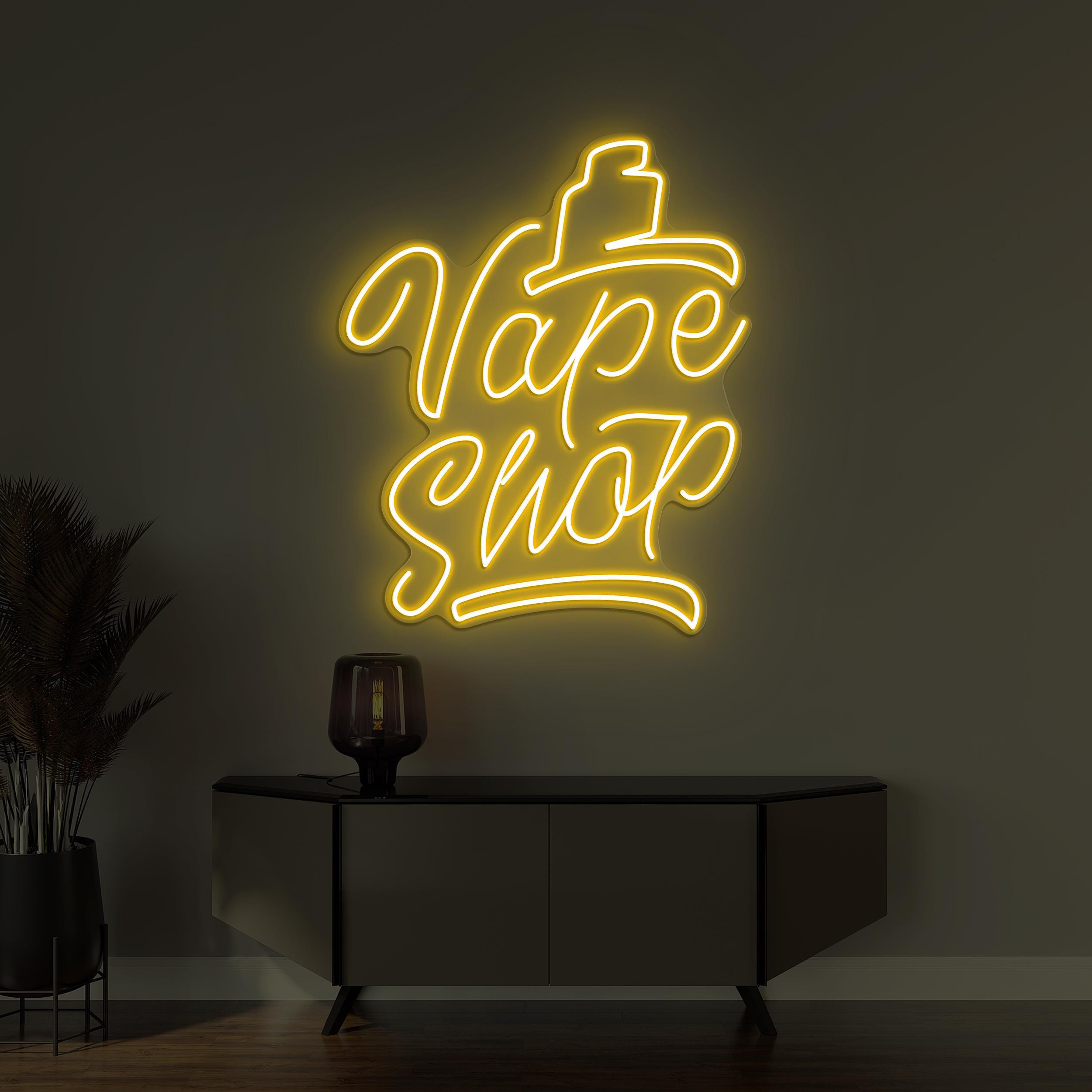 Vape Shop Neon Sign, Vape Shop LED Light, Smoke Shop Wall Decor, Vape Zone Logo Sign, Bar Wall Decor, Custom Neon Sign, Business Logo Sign
