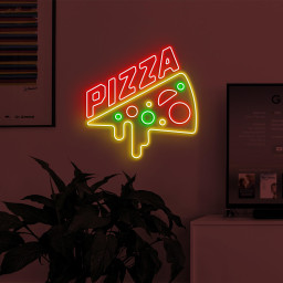 Pizza Neon Sign, Pizza LED Light, Pizza Slice Wall Decor, Pizza Cafe Wall Sign, Pizza Shop Logo Sign, Pizza Lover Wall Art, Restaurant Art