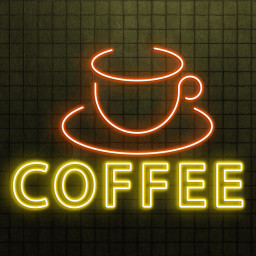 Coffee Neon Sign, Coffee Cup LED Light, Kitchen Wall Decor, Coffee Shop Neon Light, Cafe, Bar, & Restaurants Decor, Coffee Lover's Gift