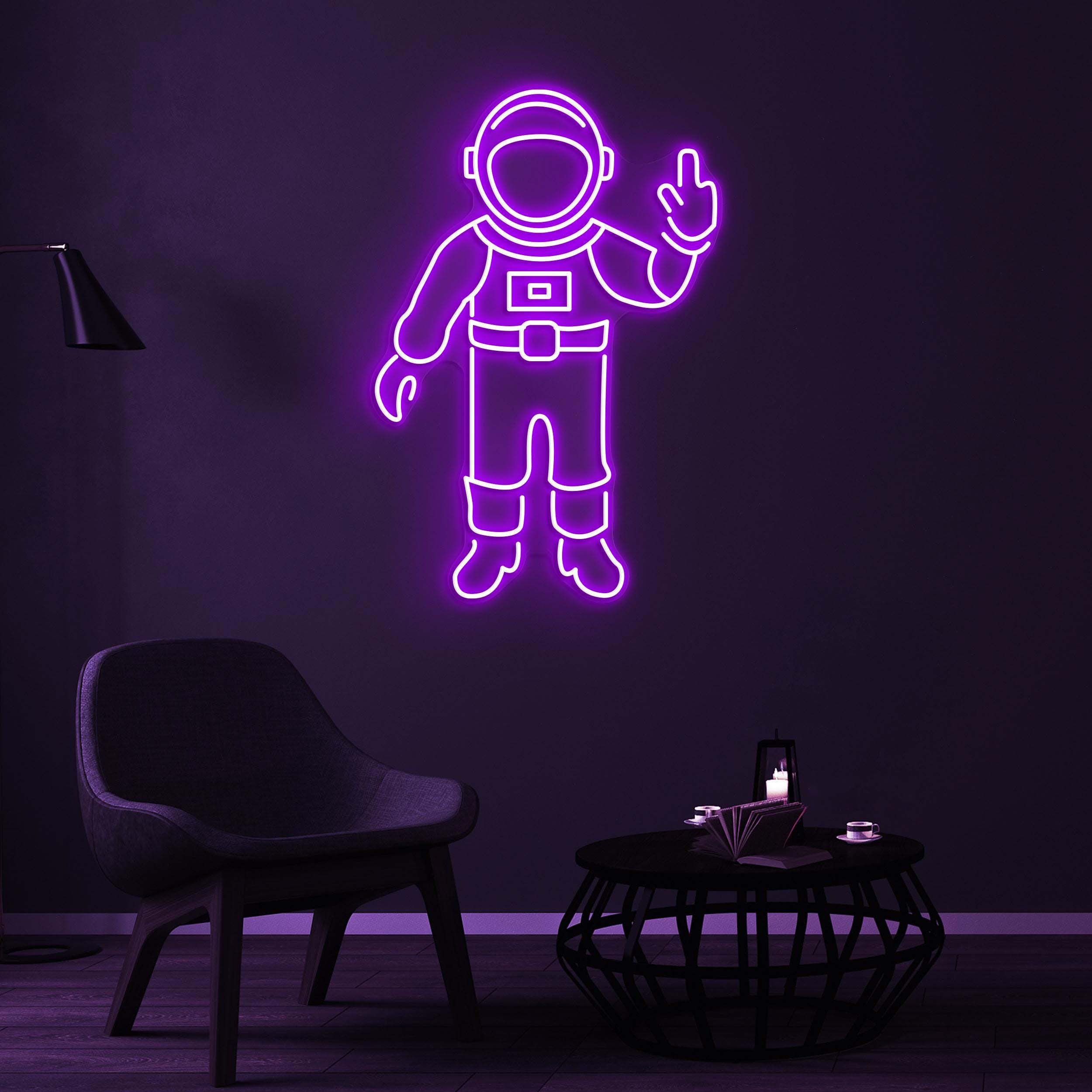 Astronaut Neon Sign, Astronaut LED Light, Space Wall Art, Astronaut Neon Light, Space Man Neon Sign, Game Room Wall Art, Kids Room Decor