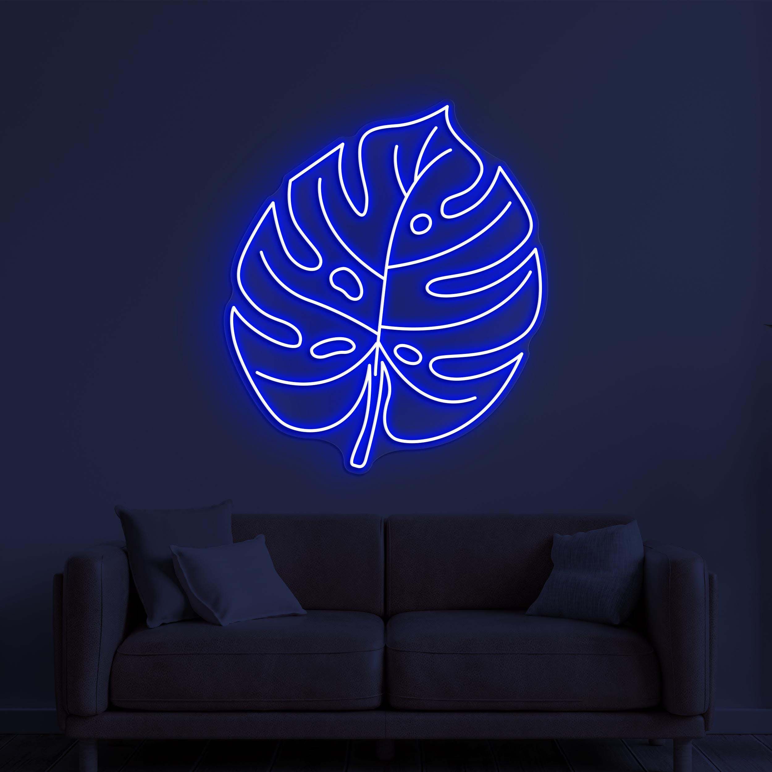 Leaf Neon Sign, Monstera Leaf LED Light, Leaf Neon Wall Art, Home Wall Decor, Plant Shop Art, Kids Room Neon Sign, Leaf Neon Art, Gift idea