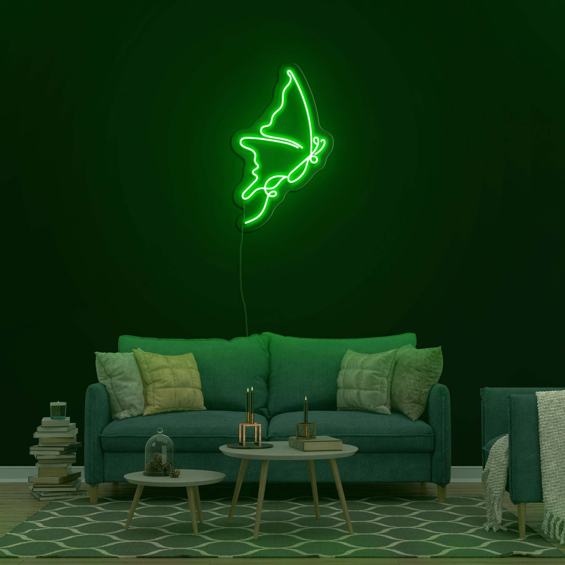 Butterfly Neon Sign, LED Home Decor, Nature Lover Gift, Wall Lighting, Room and Nursery Decor, Bedroom Decoration, Birthday and Wedding Gift