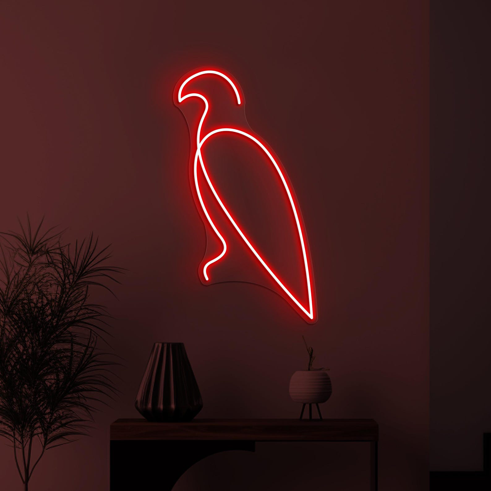 Eagle Neon Sign, Eagle LED Light, Bird Line LED Neon Art, Home Wall Decor, Wildlife Neon Light, Zoo Wall Art, Game Room Decor, Bird Neon Art