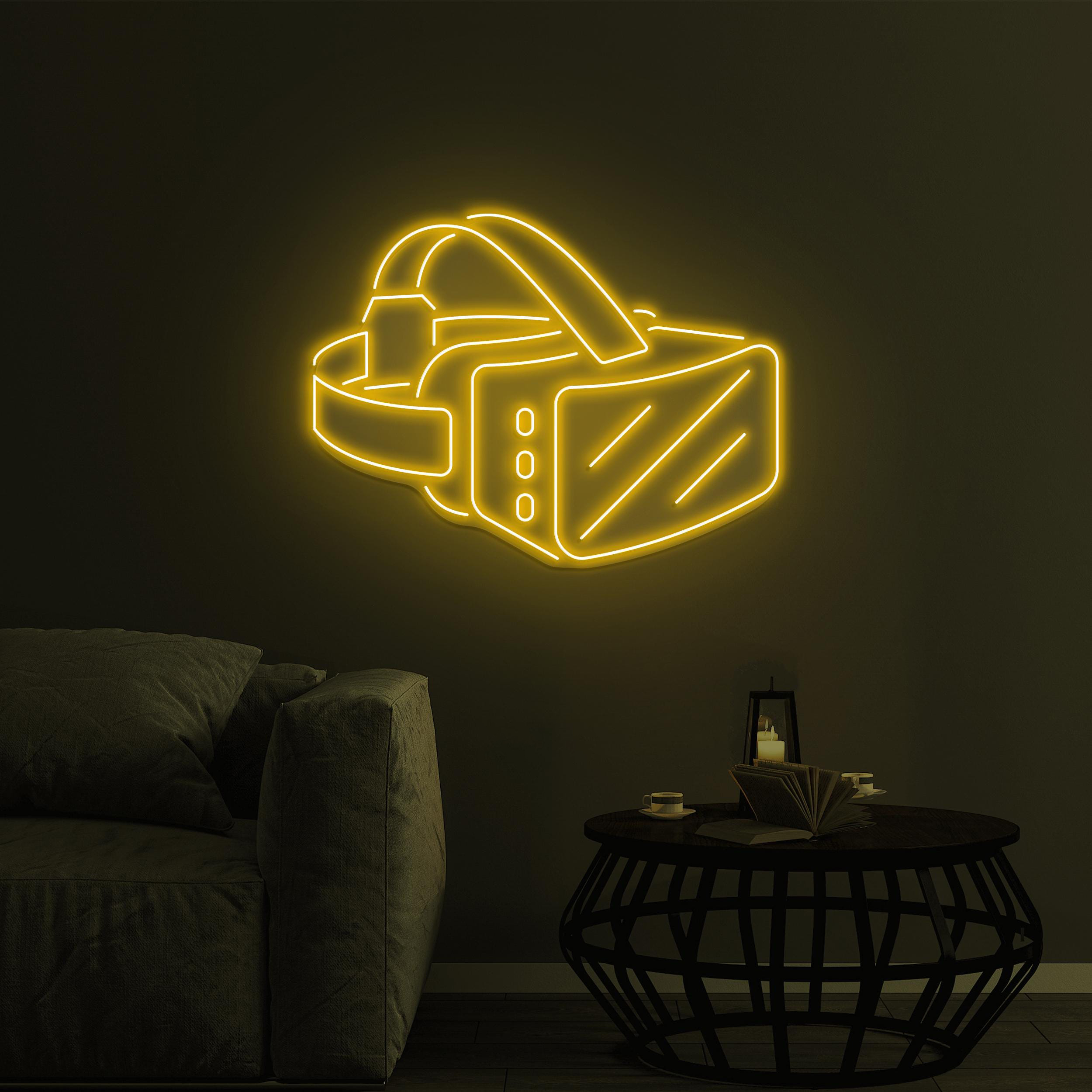 VR glasses Neon Sign, Vr glasses led Light, VR Glasses wall Decor, Game Player Glasses Wall Art, VR Glasses House Sign, Gaming Room Wall Art