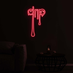 Drip Neon Sign, Drip LED Light, Dripping Paint Neon, Decor for Home, Store, Bar, Club, Drip Wall Decor, Custom Drip Sign, Dripping Wall Art