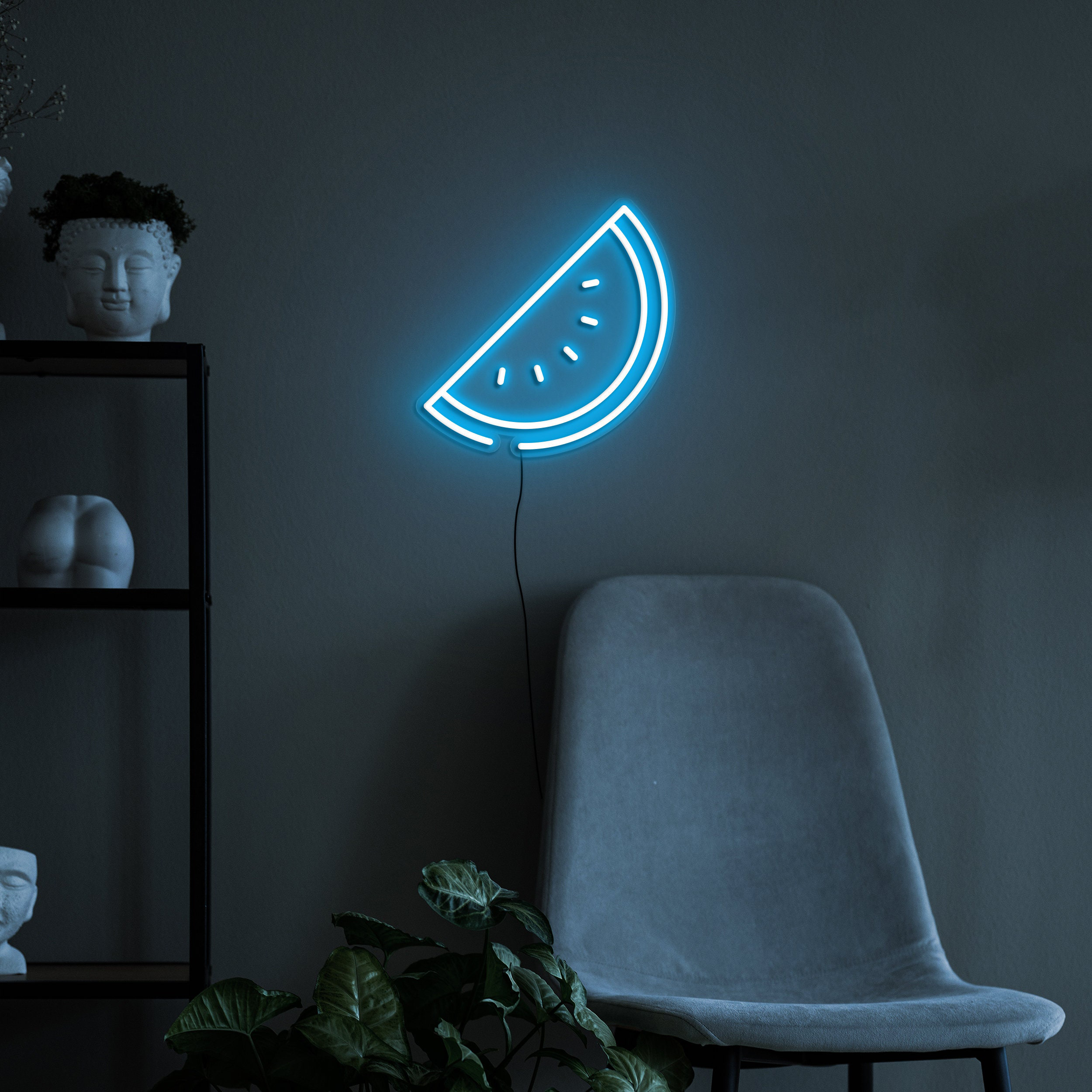 Watermelon Neon Sign, USB Operated Watermelon Slice LED Light for Home, Bedroom, Bar, Pub, Custom Neon Wall Decor, Fruit Shop LED Ligh, Gift