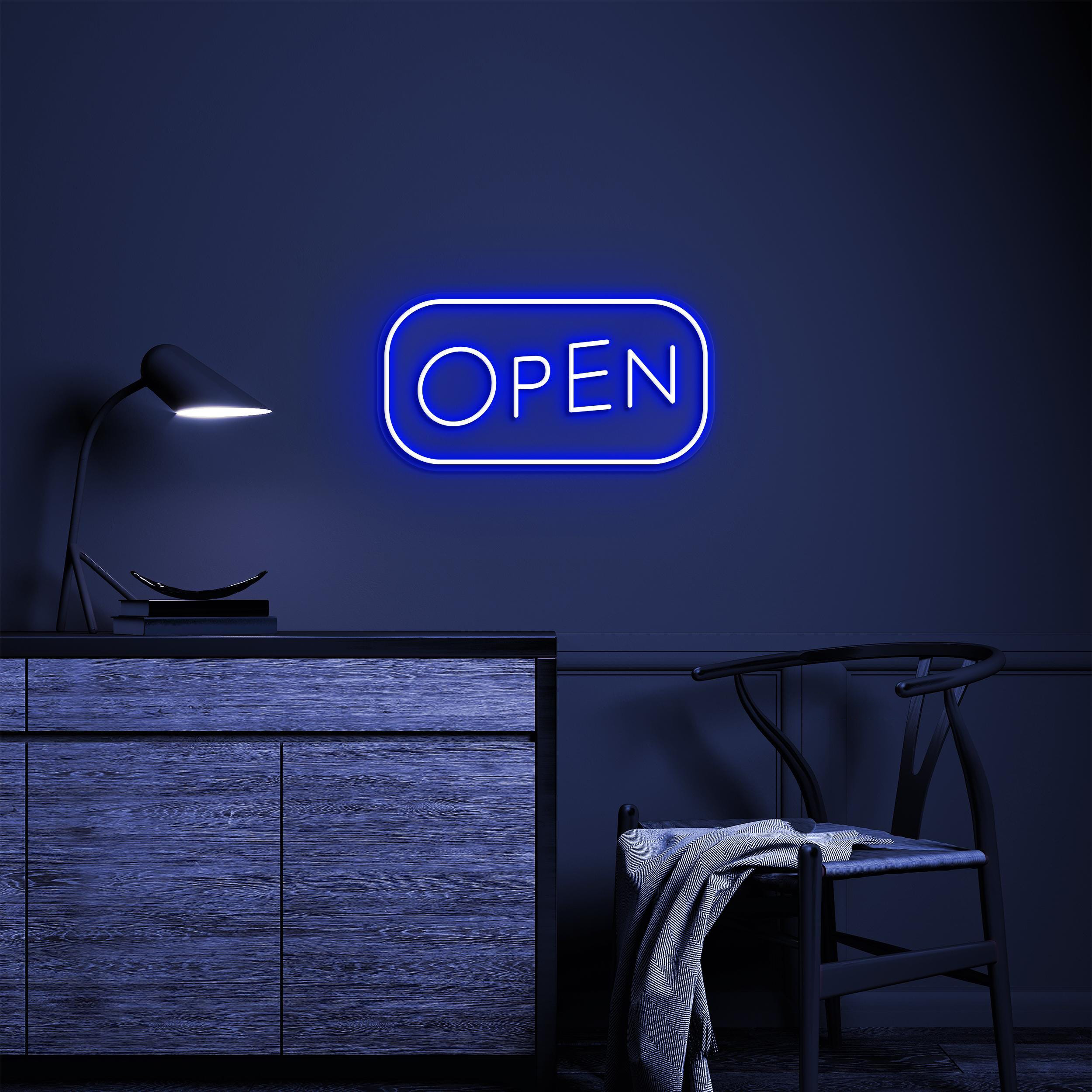 Open Neon Sign, Open Led Light, Open Wall Decor, Open Door Display Sign, Club, Bar Pub, Store Wall Art, Business Logo Art, Beauty Shop Decor