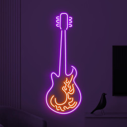 Guitar Neon Sign, Guitar LED Light, Home Wall Decor, Music Room Wall Art, Music Studio Neon Light, Electric Guitar Sign, Guitar Lover Gift