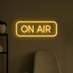 On Air Neon Sign, On Air LED Light, On Air Wall Decor, Live Show Neon Light, On Air News Channel Decor, On Air Podcast Decor, On Air Logo