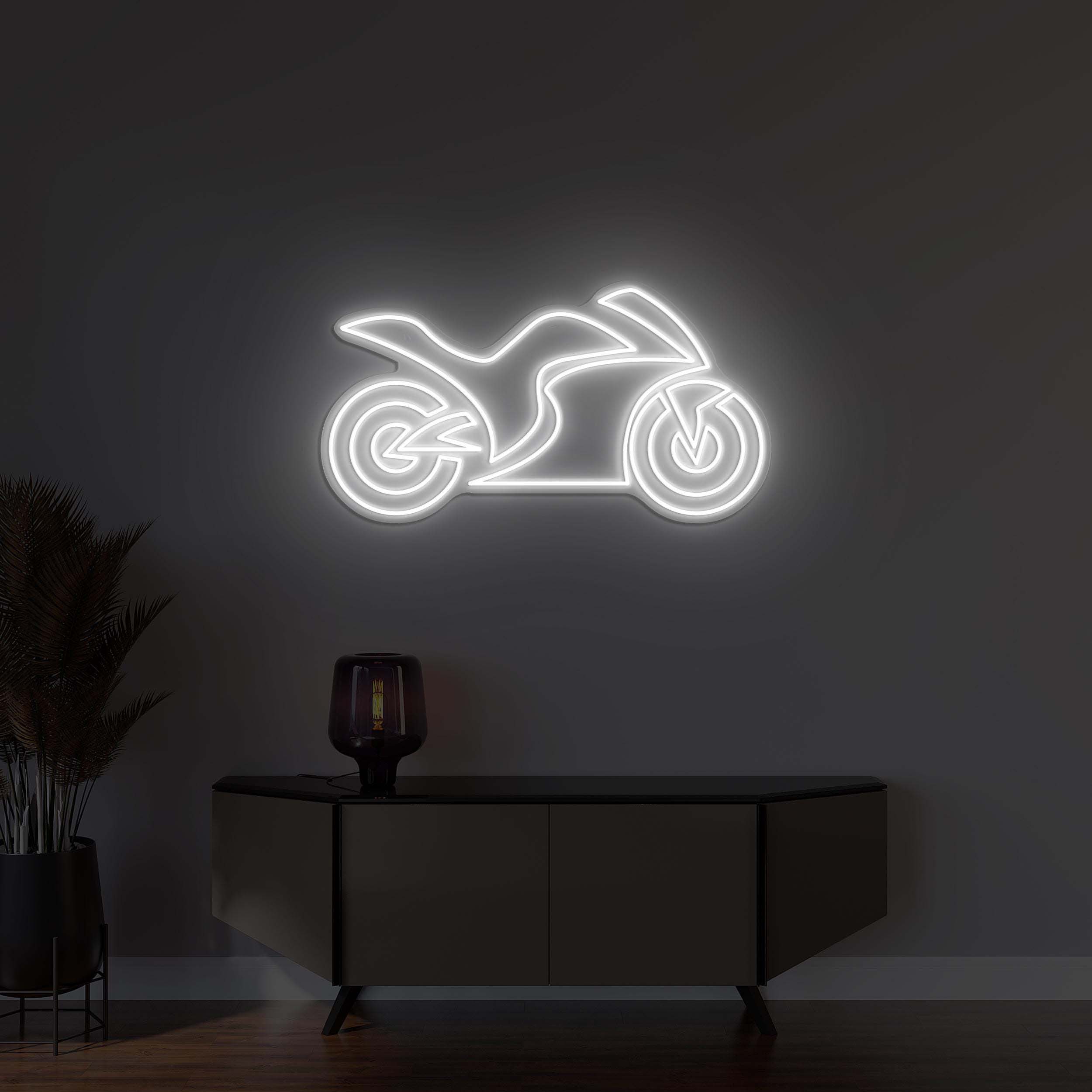 Motorcycle Neon Sign, Motorcycle LED Light, Sports Bike Wall Decor, Kids Room Decor, Personalized Sign, Game Room Wall Art, Bike Shop Decor