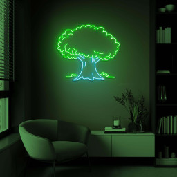 Tree Neon Sign, Tree LED Light, Tree Wall Art, Forest Wall Decor, Tree Lover Gift, Nature Beauty Art, Plant Store, Home, Nursery, Shop Decor