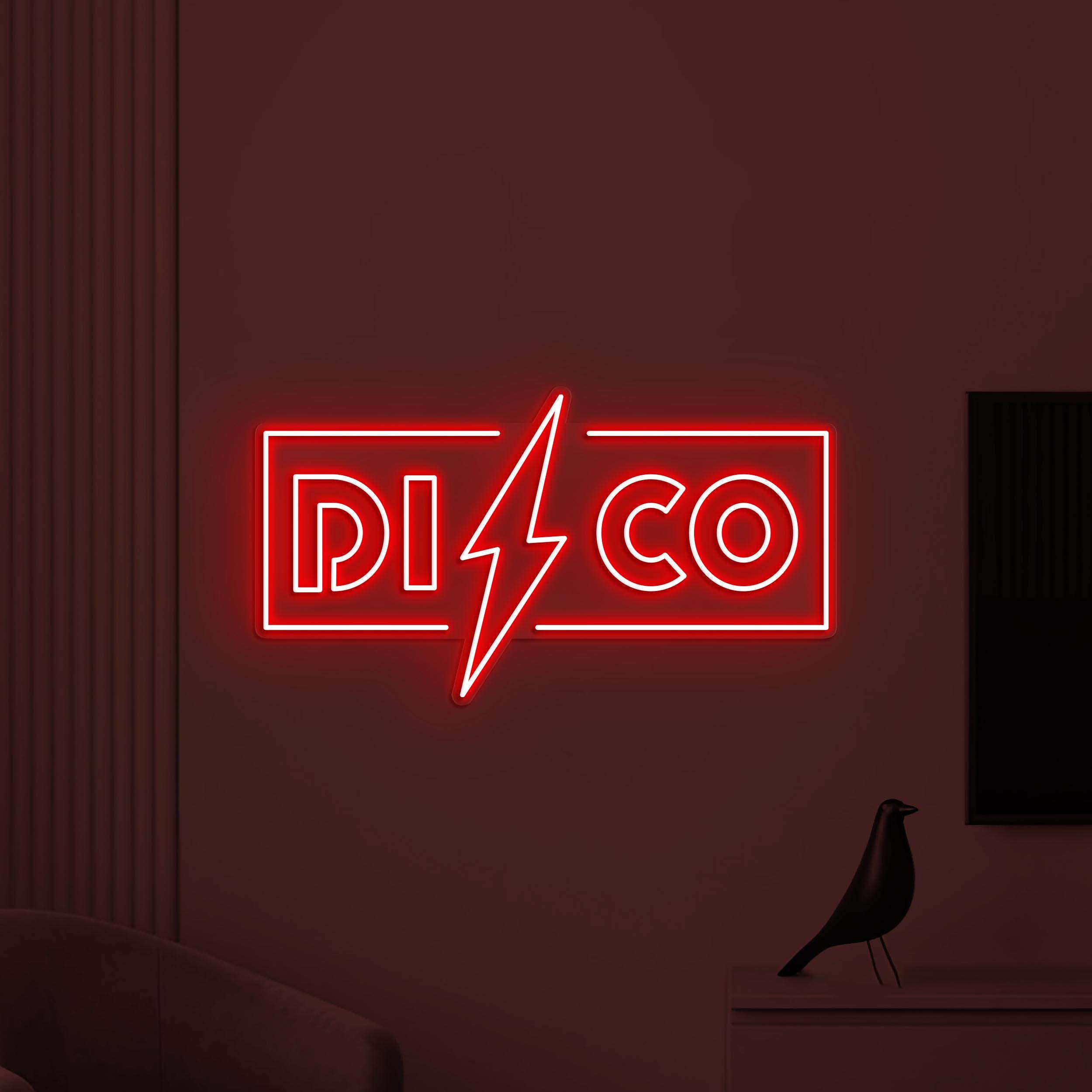 Disco Neon Sign, Disco LED Light, Disco Party Wall Decor, Dance Club Wall Art, Disco Club Neon Decor, Home Wall Decor, Disco Lightning Sign