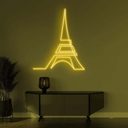 Eiffel Tower Neon Sign, Eiffel Tower LED Light, Eiffel Tower Wall Decor, Paris Neon Light, France Neon Sign, Decor for Office, Home, & Cafe