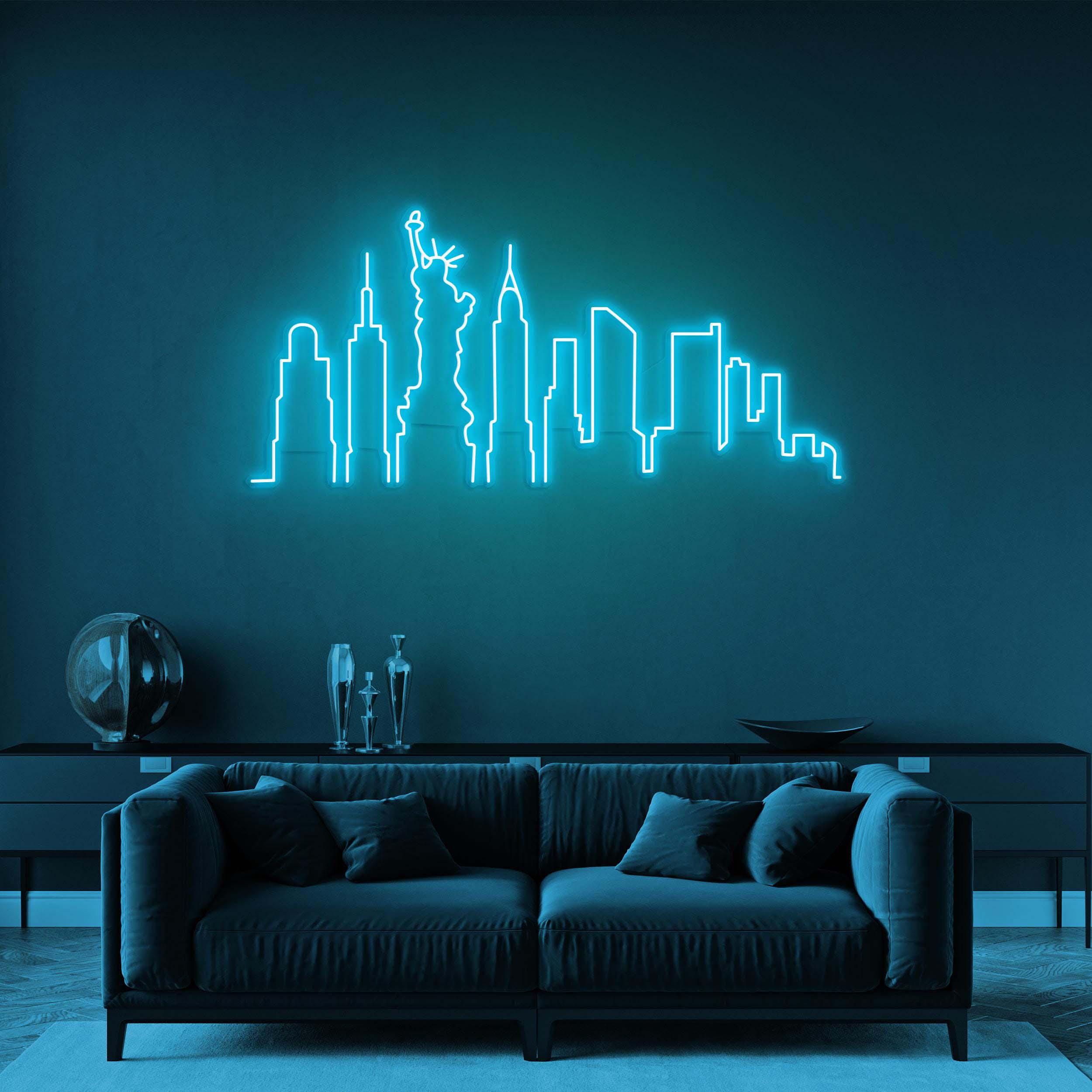 New York City Neon Sign, Skyline LED Light, New York City LED Neon Art, City Led Light, Home Decor, Office Wall Art, Custom City Skyline