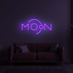 Moon Neon Sign, Moon LED Light, Crescent Moon Neon Art, Home Wall Decor, Custom Neon Sign, Led Wall Art, Nursery LED Neon Light, Gift idea