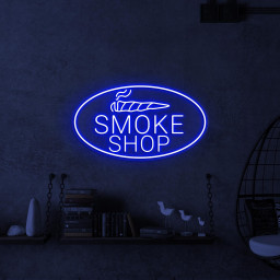 Smoke Shop Neon Sign, Smoke Shop LED Light, Cigar Wall Art, Smoke Shop Wall Decor, Cigarette Neon Light, Decor For Home, Smoking Bar & Cafe
