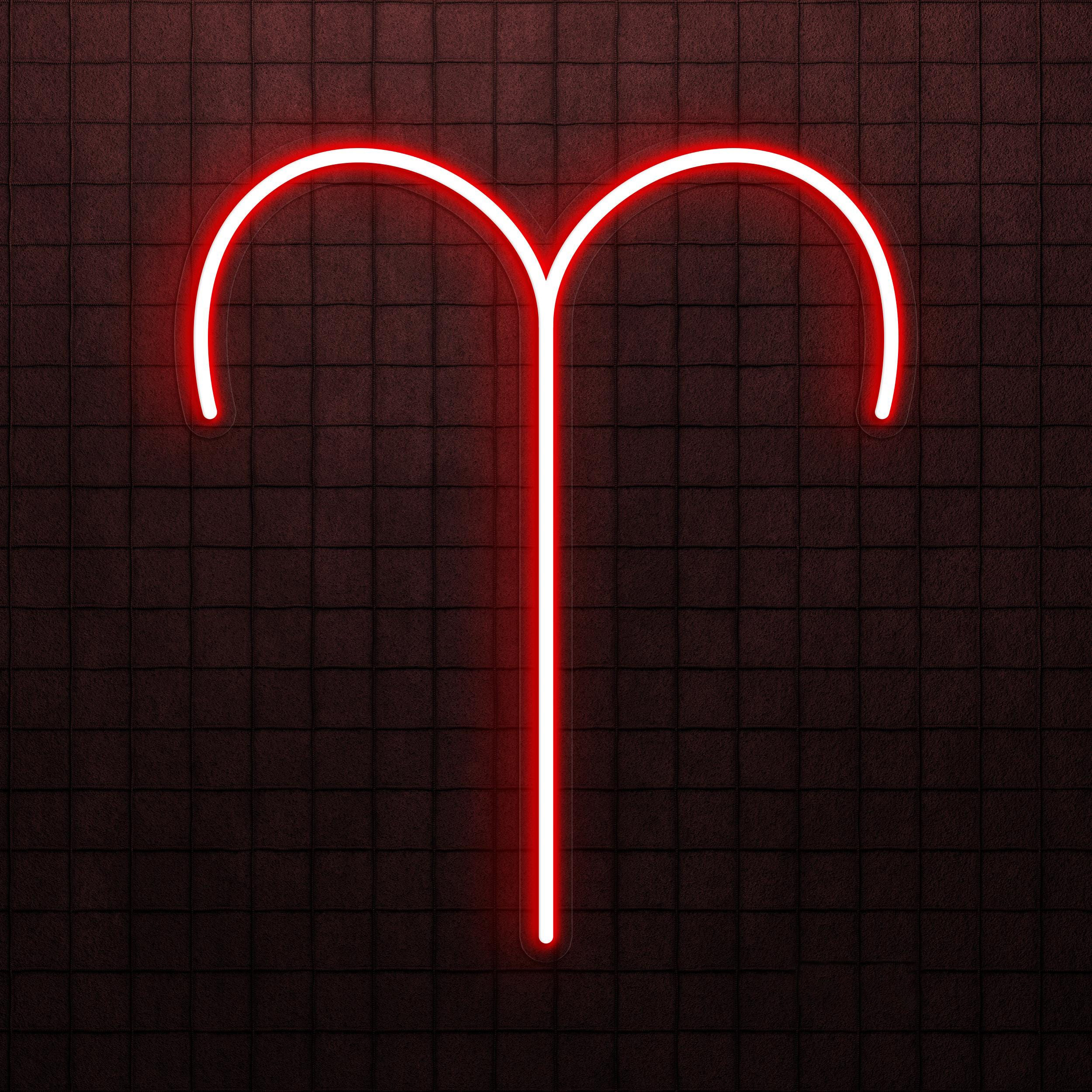 Aries Neon Sign, Aries LED Light, Aries Symbol Wall Decor, Custom Neon Sign, Home Wall Art, Horoscope Sign for Bar & Studio Wall Decor, Gift
